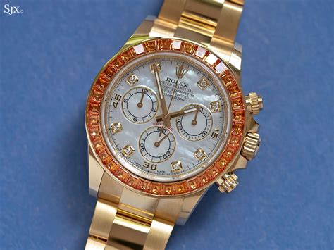 Rolex Daytona Orange Sapphire 116578SACO .